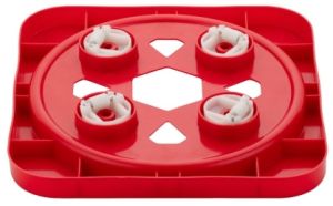 Plastic Easily Movable Cylinder Trolley Stand