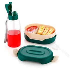 Food Storage Lunch Box with Bottle