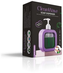 Purple Liquid Soap Dispenser