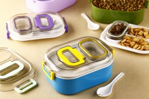 Multiple Compartment Plastic Lunch Box