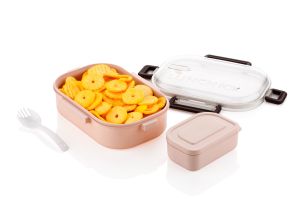 Pink Plastic Lunch Box