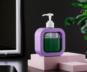 Purple Liquid Soap Dispenser