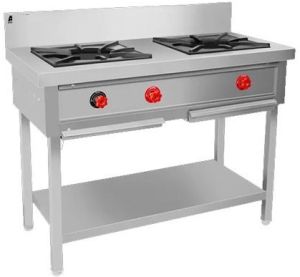 2 Burner Gas Range with Splashback