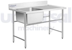 Stainless Steel Two Sink Unit