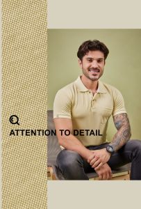 Mens Light Yellow Breathable Polo T-Shirt