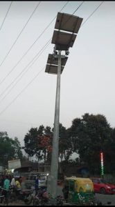 9 Meter High Mast Solar Lighting Pole