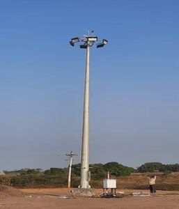 Polygonal High Mast Lighting Pole