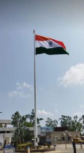 Round Mild Steel Flag Mast Pole