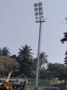 Round Stadium High Mast Light Pole