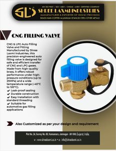 CNG LPG Auto Filling Valve