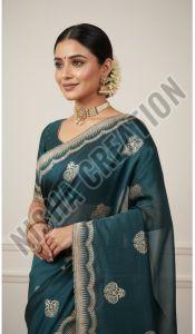 Embroidery Silk Saree