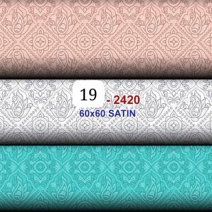 60s Premium Satin Shirting Fabric