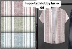 Imported Dobby Lycra Shirting Fabric