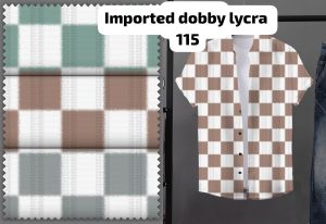 Knitting Dobby Shirting Fabric