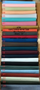 Plain Twill Shirting Fabric