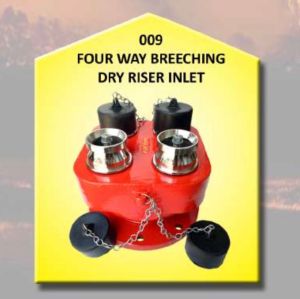 4- Way Breeching Dry Riser Inlet