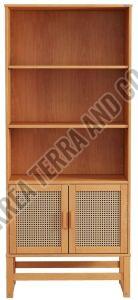 4 Shelf Wood Bookshelf