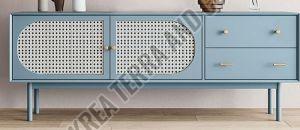 Blue Wooden TV Unit