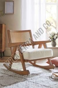 Modern Cane Rocking Chair