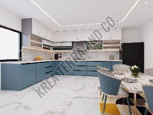 L Shape Modular Kitchen