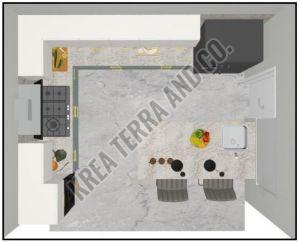 L Shape Modular Kitchen