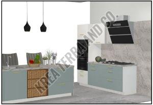 L Shape Modular Kitchen