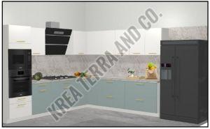 L Shape Modular Kitchen