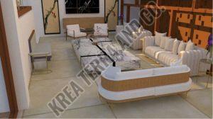 Modern Living Room Interior Designing Service