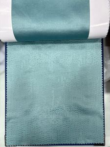 Sea Green Blackout Emboss Curtain Fabric