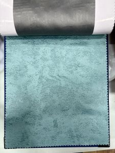 Sea Green Blackout Emboss Curtain Fabric
