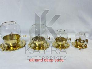 Brass Akhand Stand Diya