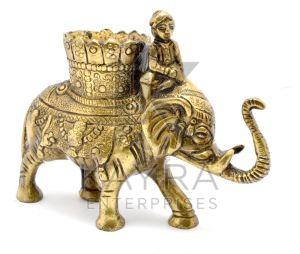Brass Elephant Statue