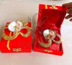 Brass Om Diya