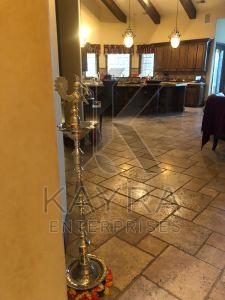 Mahabharat Kuthuvilaku Peacock Brass Diya