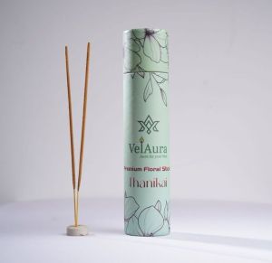 VelAura Thanikai Floral Incense Sticks Tube