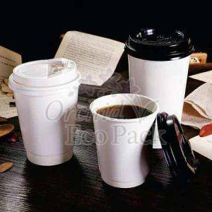 12 OZ White Single Wall Paper Cup