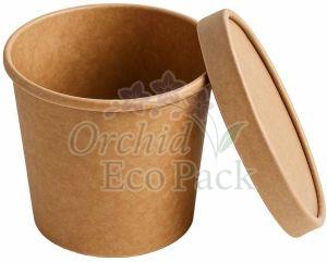 500ml Kraft Paper Food Container
