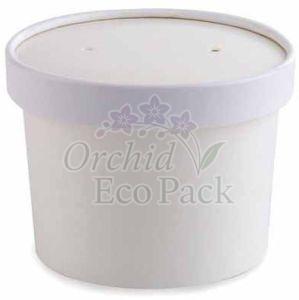 500ml White Paper Dood Container