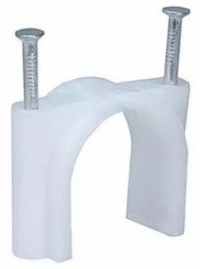 PVC Double Nail Cable Clip