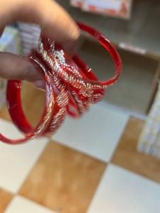 Multicolor Crystal Glass Bangles