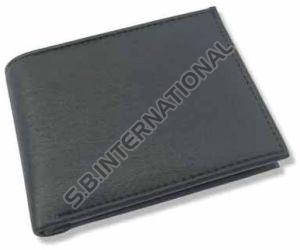 Black Bi-Fold Genuine Leather Wallet