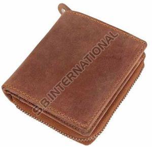 Brown Slim RFID Leather Wallet