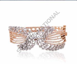 Classic Gold Diamond Infinity Bracelet