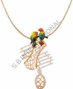 Elegant Ladies Gold Pendant