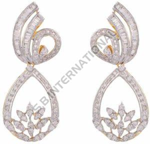 Gold Diamond Necklace Set