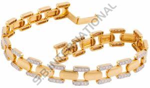 Radiant Bond Gold Diamond Bracelet
