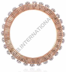 Stone Studded Gold Bangle