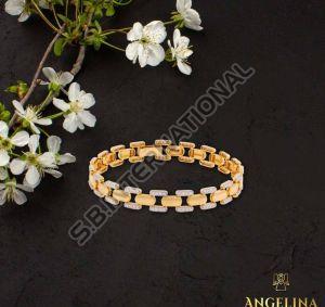 Radiant Bond Gold Diamond Bracelet