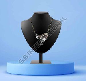 Ladies Diamond Gold Mangalsutra