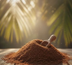 Brown Coconut Shell Powder
